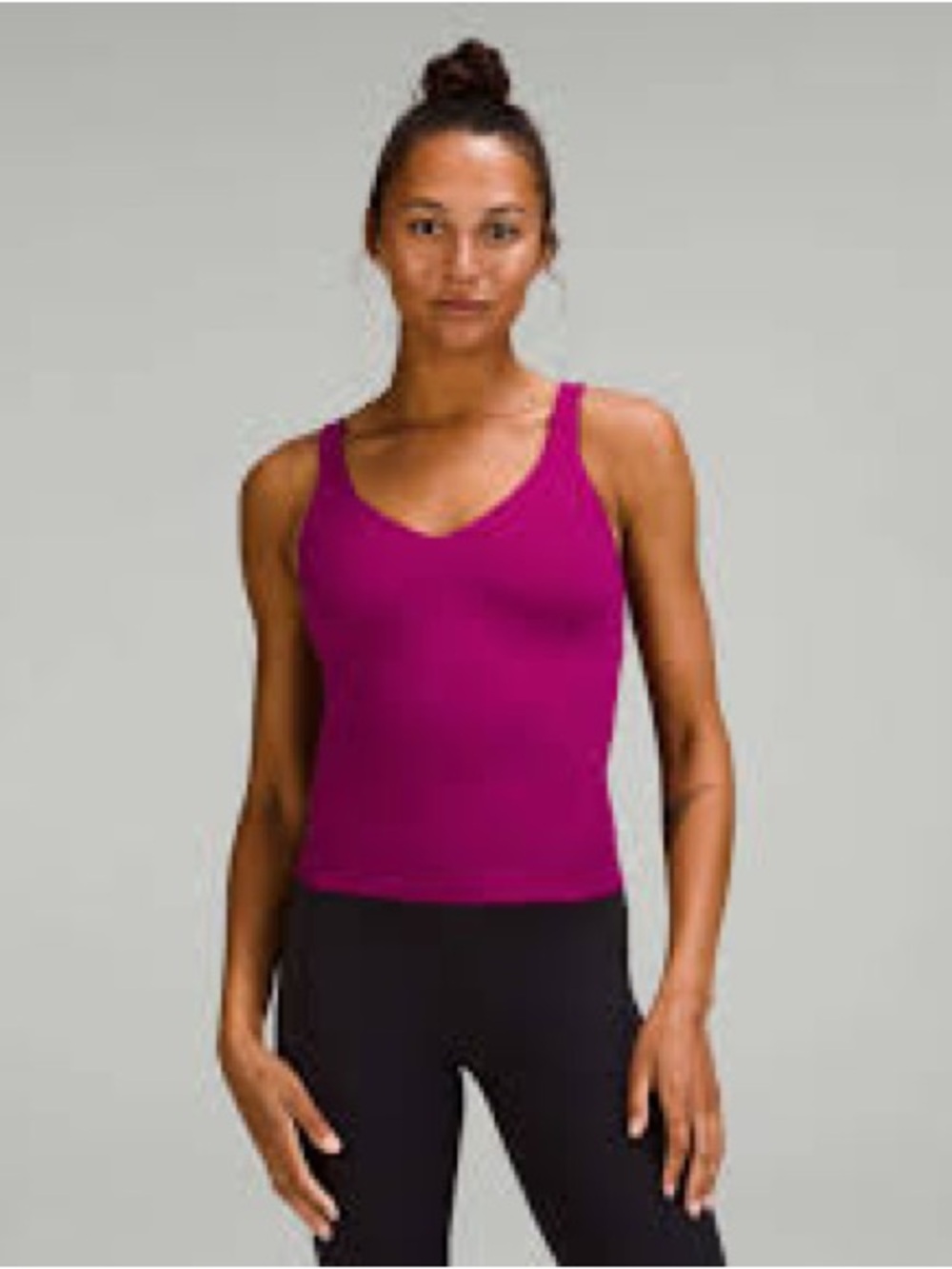 lululemon athletica purple V-Neck Tank